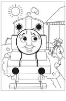 Thomas de Trein kleurplaat 13